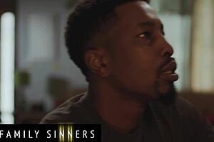 petite babe gets pussy dominated by father in law