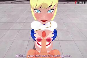 Power Girl Intensely Fucks Two Supermen In Fantasy Hentai