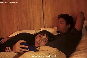 mi hermanastra deja meter mi pene en su boca y casi nos descubren nuestros padres