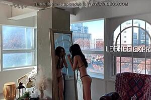 Leehee's sexy Asian model photos and videos in G Su LeB-020B
