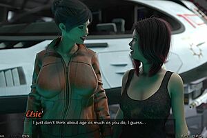 yo, wanna check out this hot milf's nip slip in 3d cartoon space?