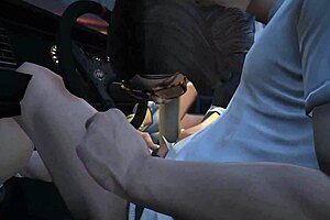 gta 5 character hires hooker in car