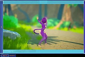 Sapphire Safari futanari hentai game, ep 1, monster futa girls photoshoot on desert island, so hot! 🔥