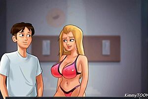 Cheerleader's beach striptease ends in wild sex with jock