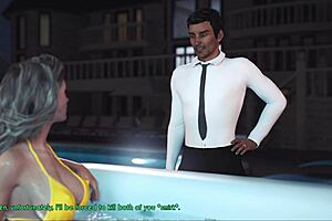 A wife and stepmother missing scenes 4: A visual novel game with PC gameplay