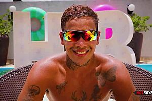 Amateur Guys Having Fun Together