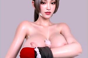 Feeling the passion in mai shiranui's titjob cosplay uncensored hentai