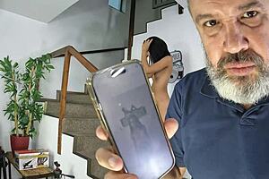 Brazilian latina milena tavares gets director's dick behind scenes!
