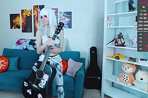 A slut in stormtrooper costume gets it from behind