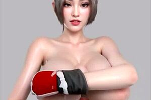 Feeling the passion in mai shiranui's titjob cosplay uncensored hentai