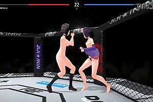 Cute Ladies In Fight Or Fuck Hentai Game