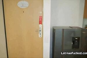 Perfect oily latina booty bouncing on cock