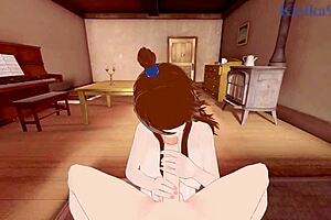 3D animated porn with big-boobed girls Mei Terumi and Conan