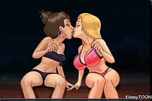 omg, blond cheerleader gettin fucked on beach by huge football dick!