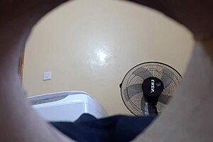 Hidden Camera Spying On Asian Arab Step Sister's Nice Ass!