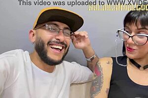 Beautiful Tattooed Girl Gives Incredible Deepthroat Blowjob