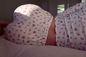 Morning Sex With Horny Big Tits Roommate Girl Ended With Creampie