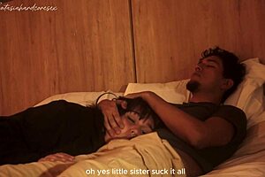 mi hermanastra deja meter mi pene en su boca y casi nos descubren nuestros padres