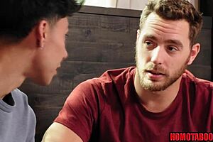 hot jock carter woods teaches stepbrother gay sex