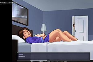 3D porn game with busty stepmother and big cock