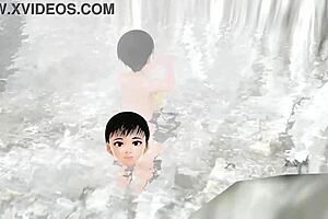 Leo Tries Mixed Bath in Secret Hot Spring Without Towel