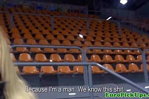 Picked up eurobabe got assfucked and creampied in her ass.