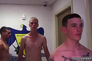 Huge Blowjob And Anal Spanking For New Recruits