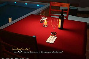 3D animated Dik 0:8.1 - Dinner with Isabella