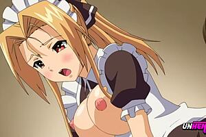 Teen maid gets punished hentai!