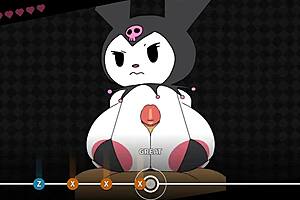 i played beatbanger with kuromi in an exciting gameplay session