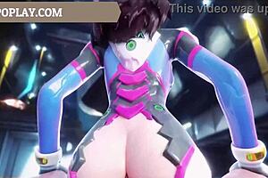 Animated sluts enjoy huge cocks in hentai scenes.