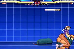 chunli vs long in hentai sex cartoon with cumshot