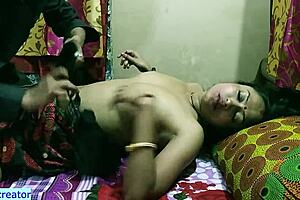 Indian bhabhi gets her holes nailed in group sex