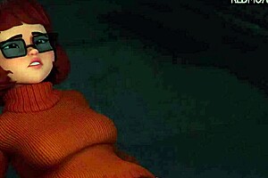 velma searches for new mysteries with blowjobs and doggystyle