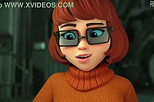 velma searches for new mysteries with blowjobs and doggystyle