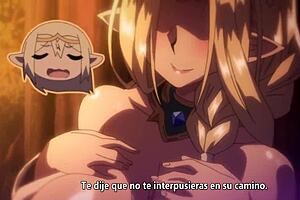 Harem of beautiful elves with an orgasmic ending in Sukebe Tanbouki 2