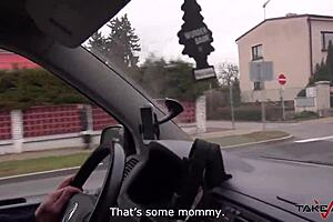 Nasty secretary, want to fuck my tight pussy in the van?