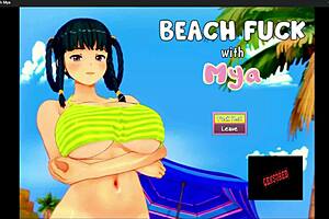 i'm mya, havin a perfec day beach fuckin
