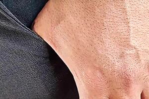 yuri ga�cho - big gay dick showing off in front of the mirror