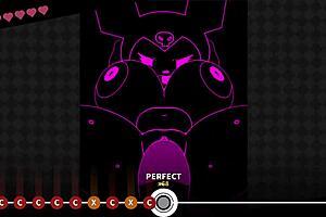 i played beatbanger with kuromi in an exciting gameplay session