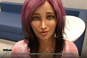 3D adult visual novel WVM 122: Jamie and Shauna’s intimate moment