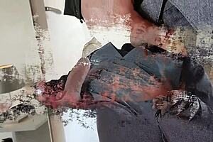 yuri ga�cho - big gay dick showing off in front of the mirror