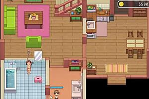 Hentai Countryside Game Spying Pool With Big Tits