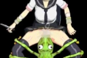 Super Yaeko engages in erotic action in 3D cartoon anime hentai gallery