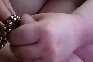 jayq updates sounding dick with steel balls and wife's finger blocking cumshot