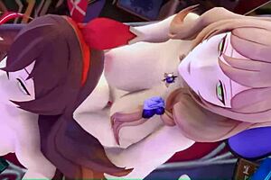 Lisa Fucks Amber Futa in Genshin Impact