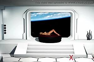 Sex Cyborg Fucks Girl in Space Station