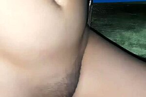 Big boobs maid bangs boss in outdoor romp