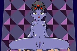 I love riding that anime cock in hentai style