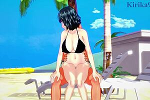 Tatsumaki and Fubuki's intense encounter with the old man